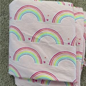 Rainbow pottery barn kids duvet Queen, Organic cotton